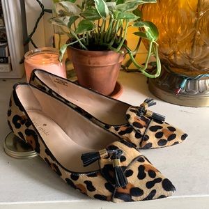 Kate Spade ♠️ Leopard Flats